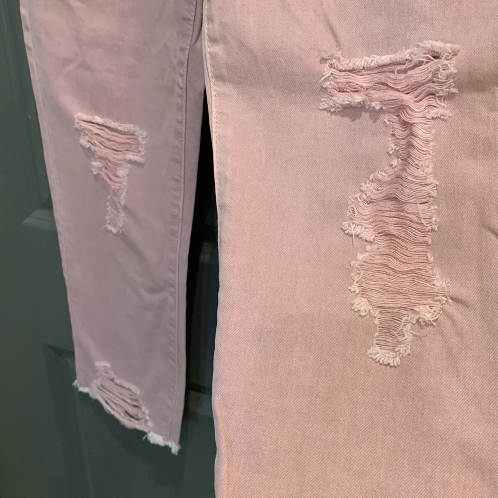 Mossimo Pink Denim crop jeans NWT - Picture 2 of 6